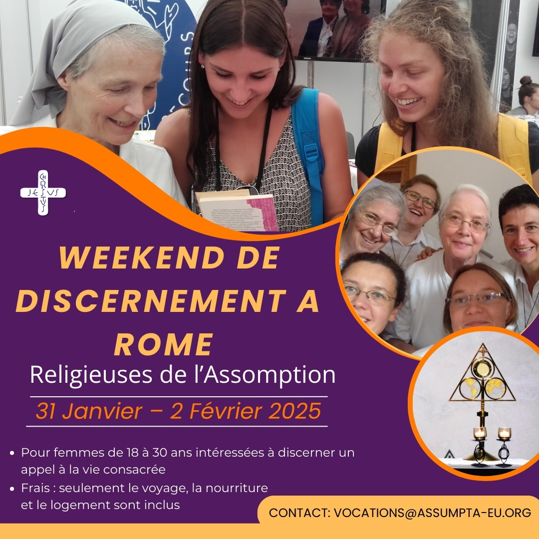 Weekend de discernement pour jeunes femmes à Rome