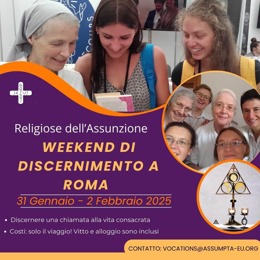Weekend di discernimento per le giovani donne a Roma