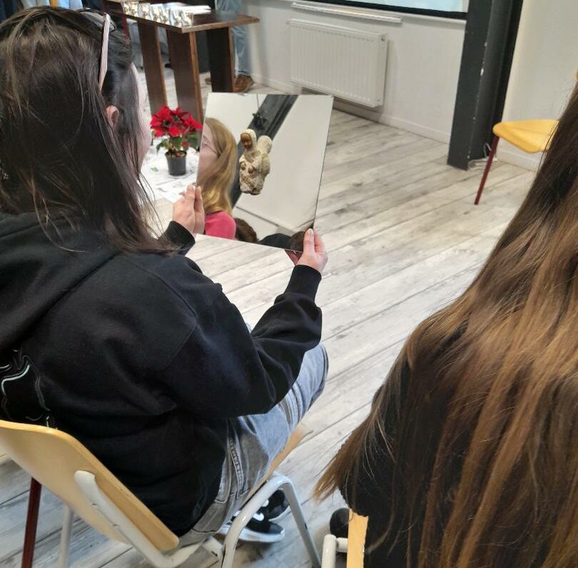 Jésus sur le miroir