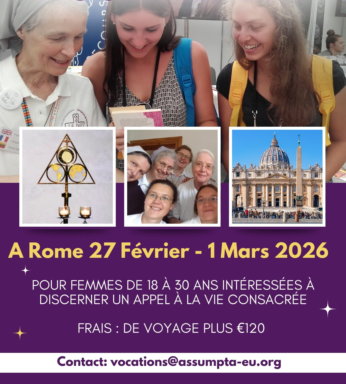 Weekend de discernement religieux